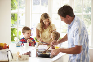 Planning simple meals ahead of time will make the kitchen remodeling process easier.
